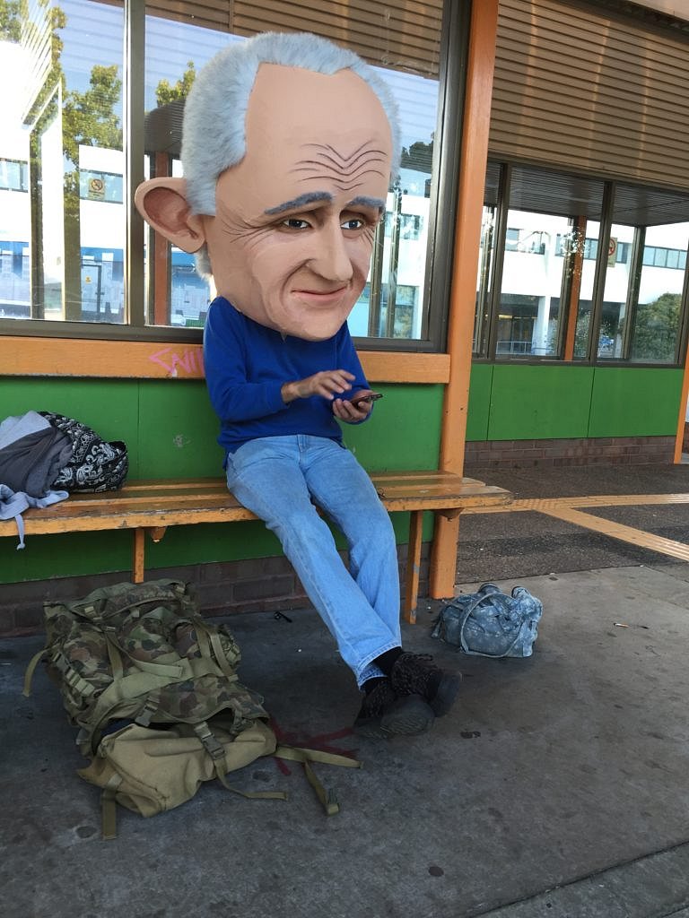 Malcolm Turnbull puppet head