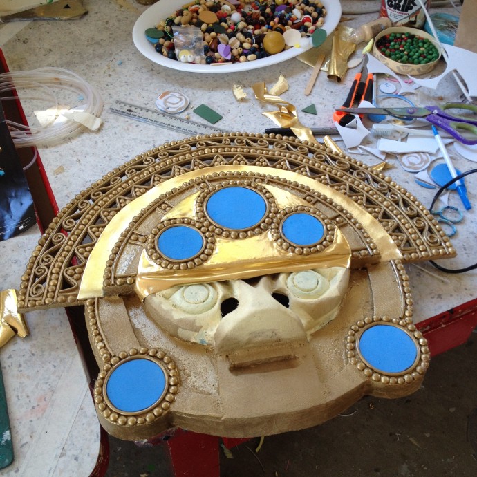 Inca owl and tumi masks – Spirits Dancing