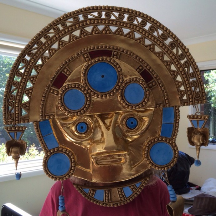 Inca owl and tumi masks – Spirits Dancing